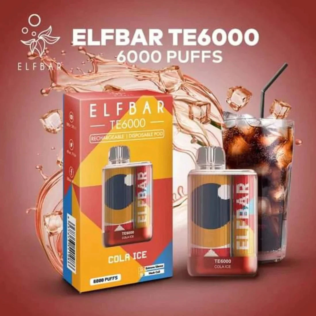 COLA ICE ELF BAR TE6000