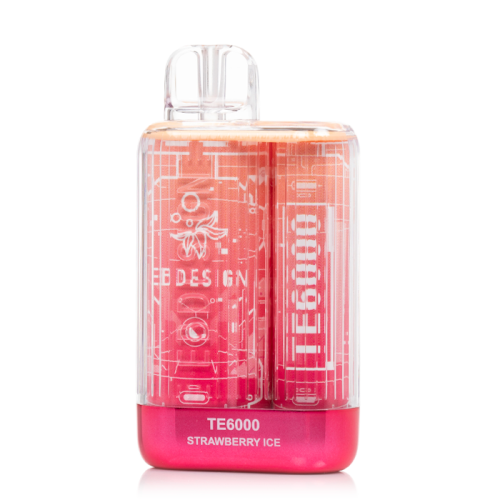 STRAWBERRY ICE EBDESIGN ELF BAR TE6000